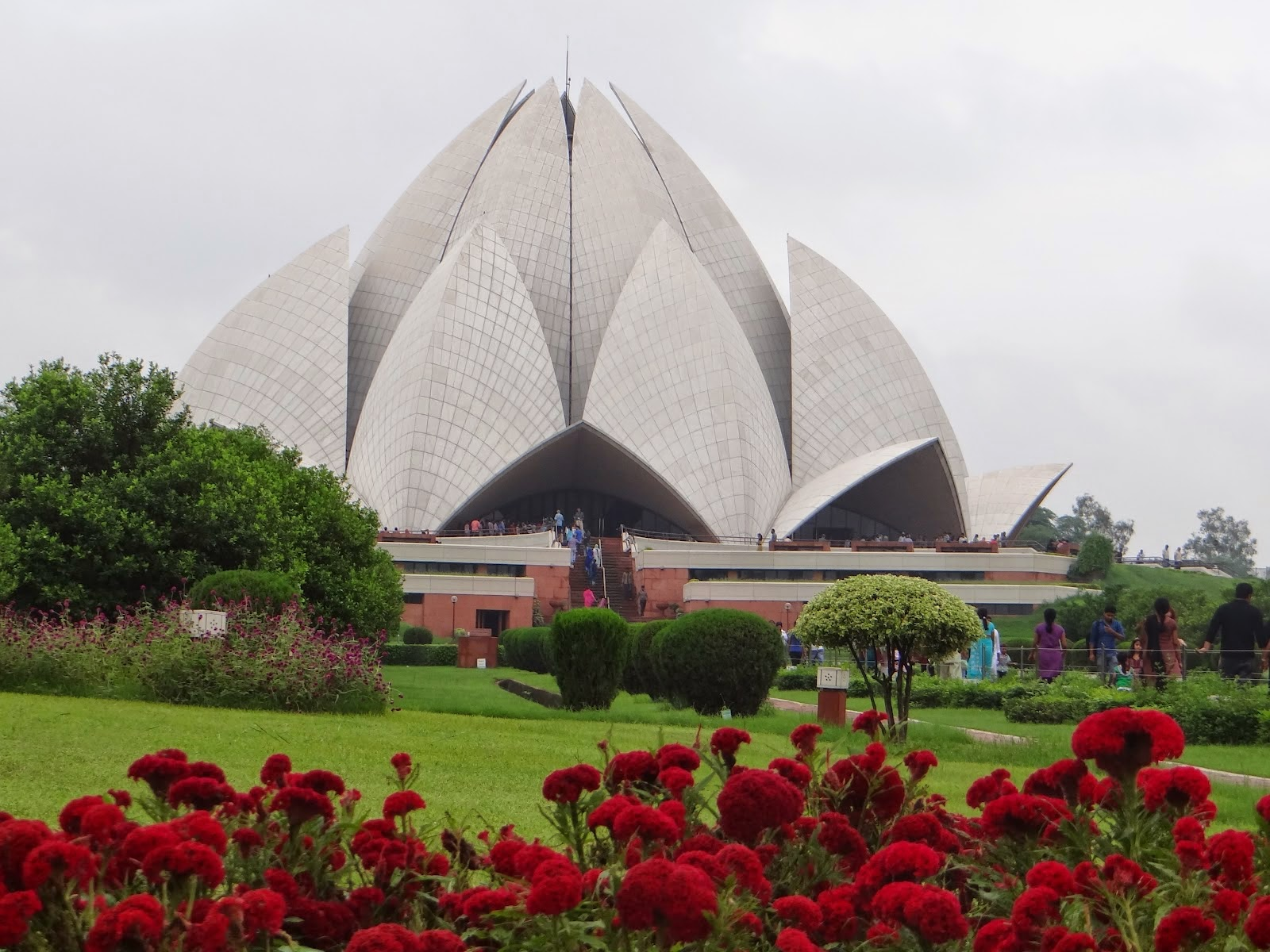 منظره زیبا از معمار لوتوس در هند